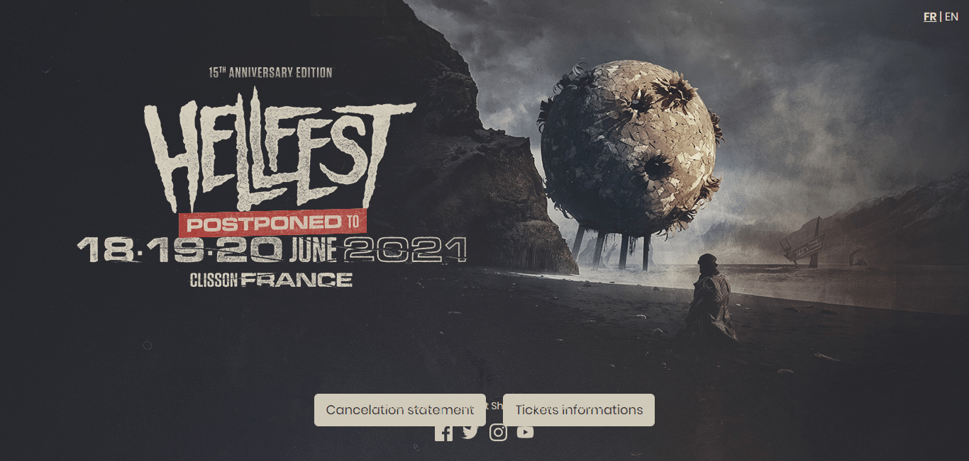 21年に開催延期が決定したフランスのメタルフェス Hell Fest Crystal Lake ホルモンなど世界に通ずる日本のメタルに期待 Evening 音楽情報バイラルメディア 本気で遊ぼう 音楽で